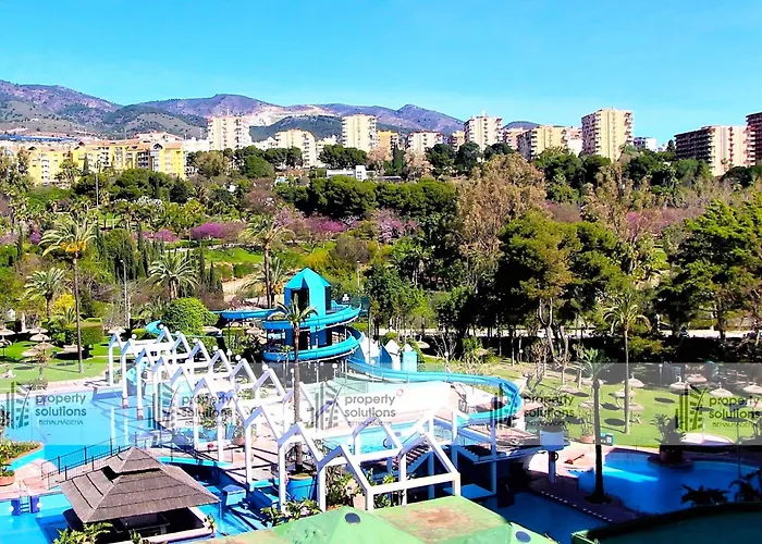 812 Benalbeach. 1ºlinea De Playa. Vistas A La Piscina Y La Montana.